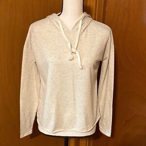 Futz + Eddi Heather Cream Hoodie Top